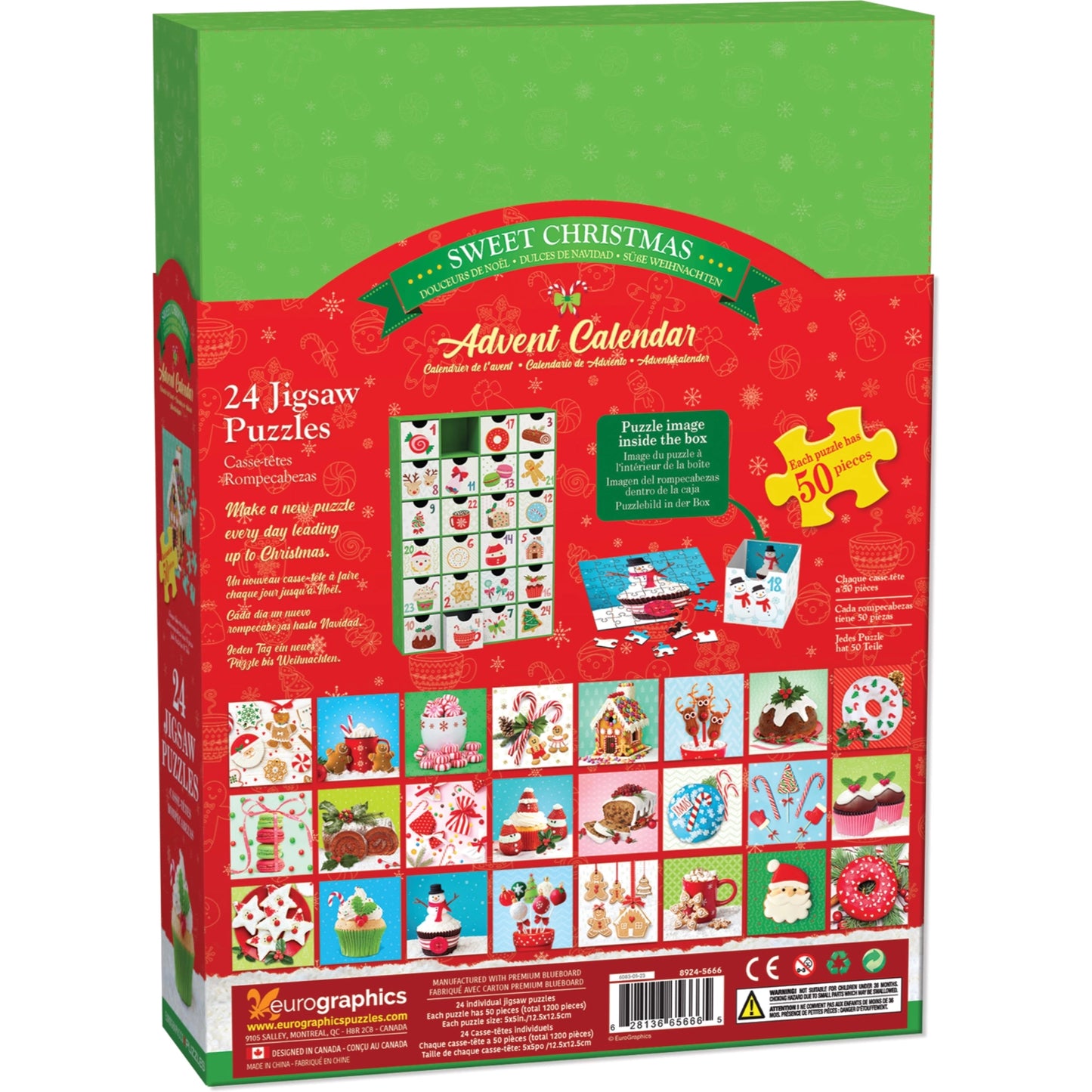 Douceurs de Noël | Calendrier de l'Avent 24 boîtes