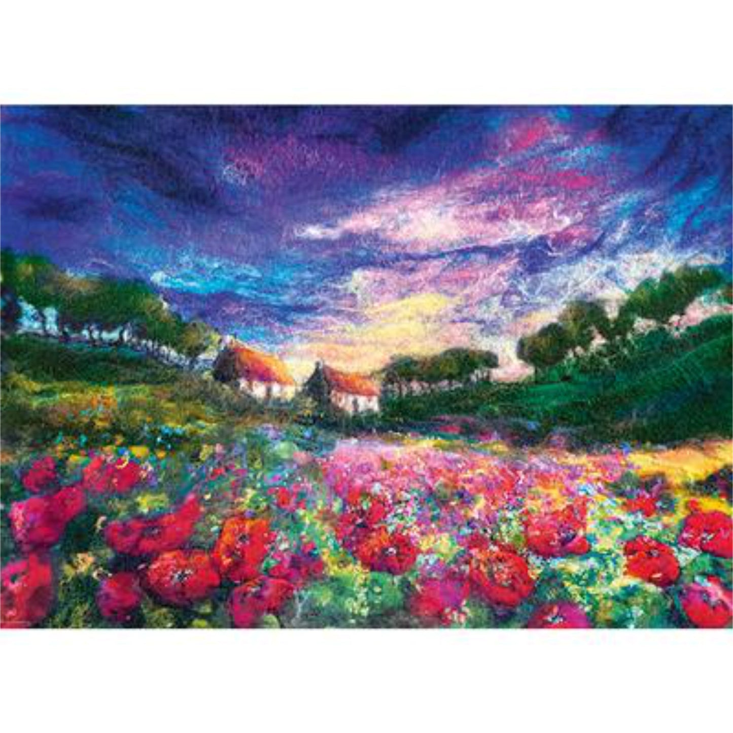Felted Art - Sundown Poppies | 1000 pièces