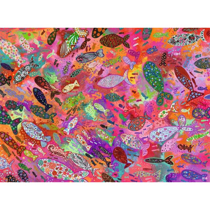 Poissons en fuchsia | 500 pièces