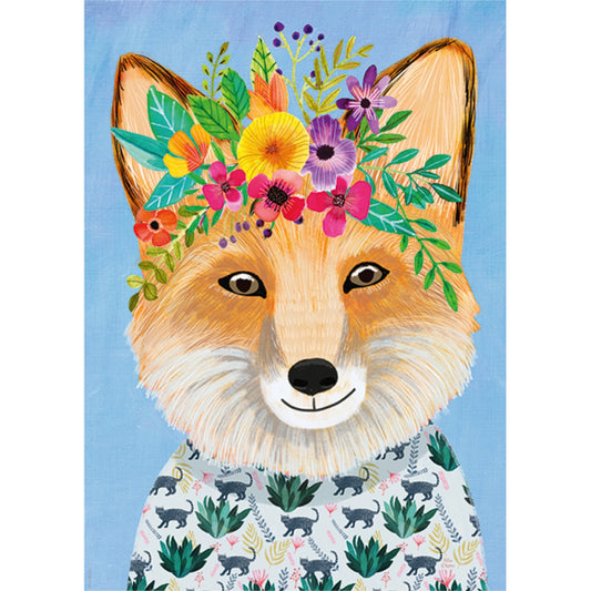 Floral Friends, Friendly Fox | 1000 piece