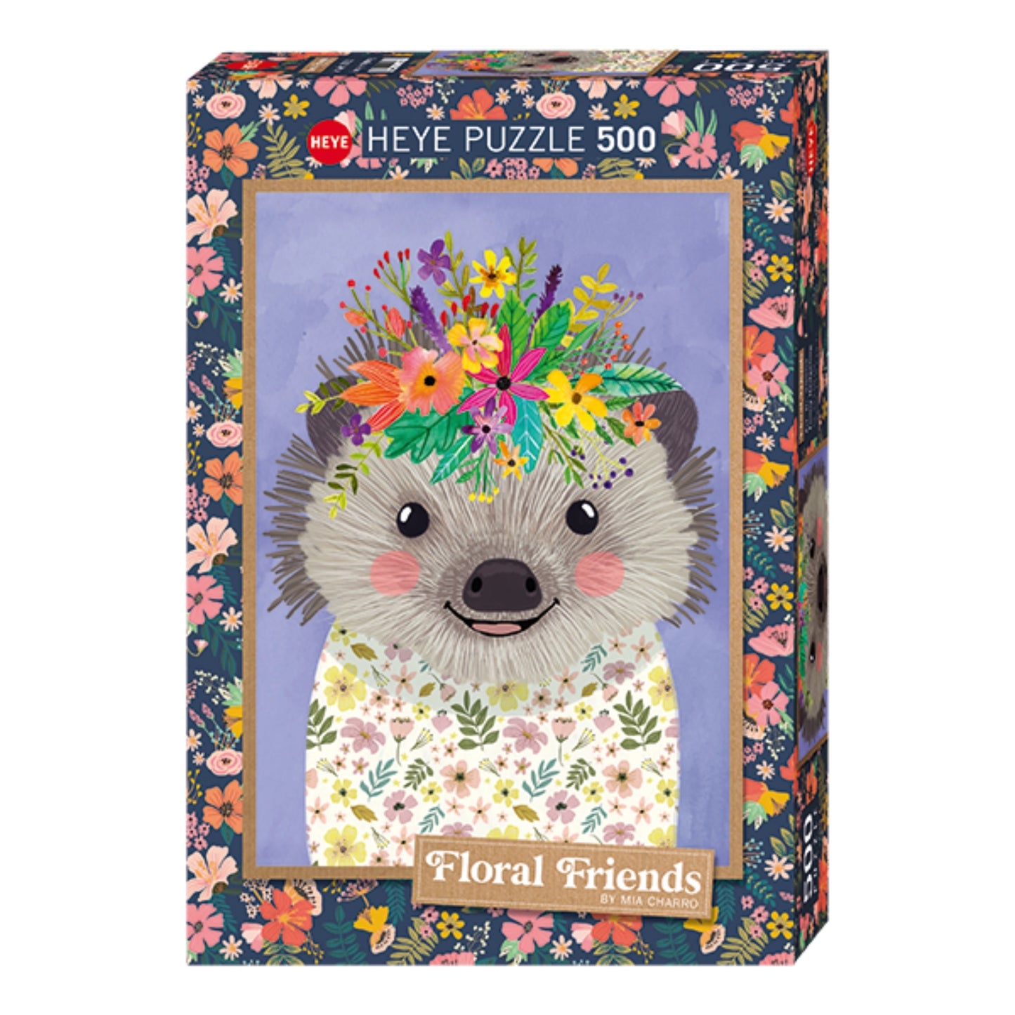 Floral Friends - Funny Hedgehog | 500 pièces