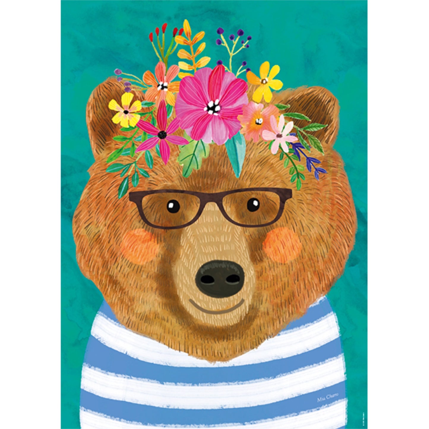 Floral Friends - Gentle Bruin | 1000 pièces