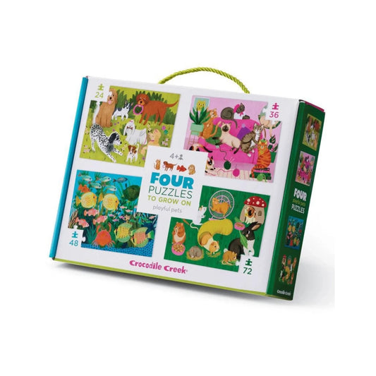 Quatre casse-têtes: Animaux de compagnie | Assortis