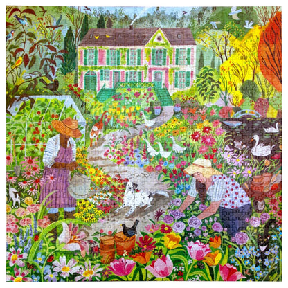 Jardin fleuri a la française | 1000 pièces