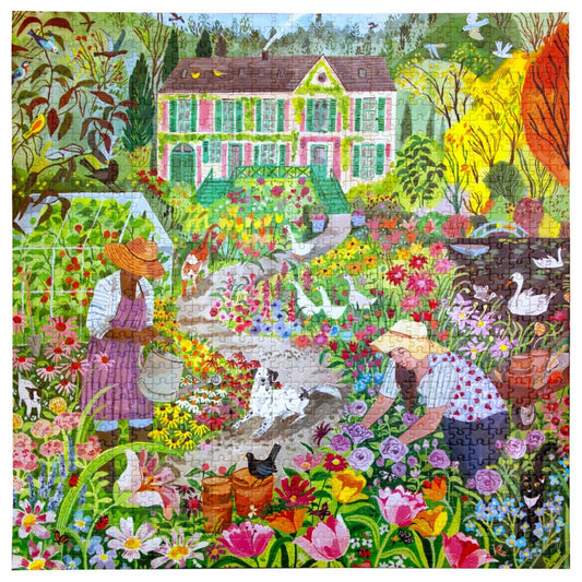 Jardin fleuri a la française | 1000 pièces