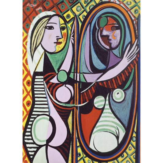 Jeune fille devant un miroir | 1000 pièces