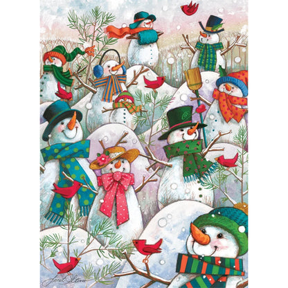Hill of a lot of snowmen | 500 pièces
