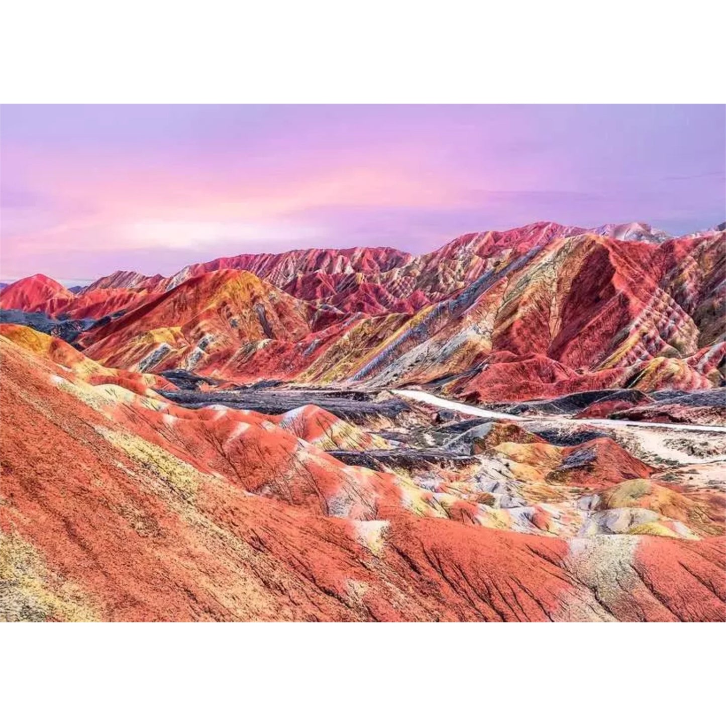 Rainbow Mountains, China | 1000 pièces