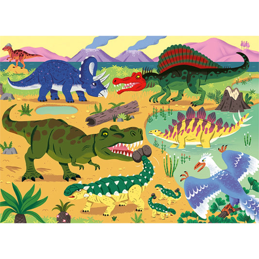 Cretaceous dinosaurs | 60 piece