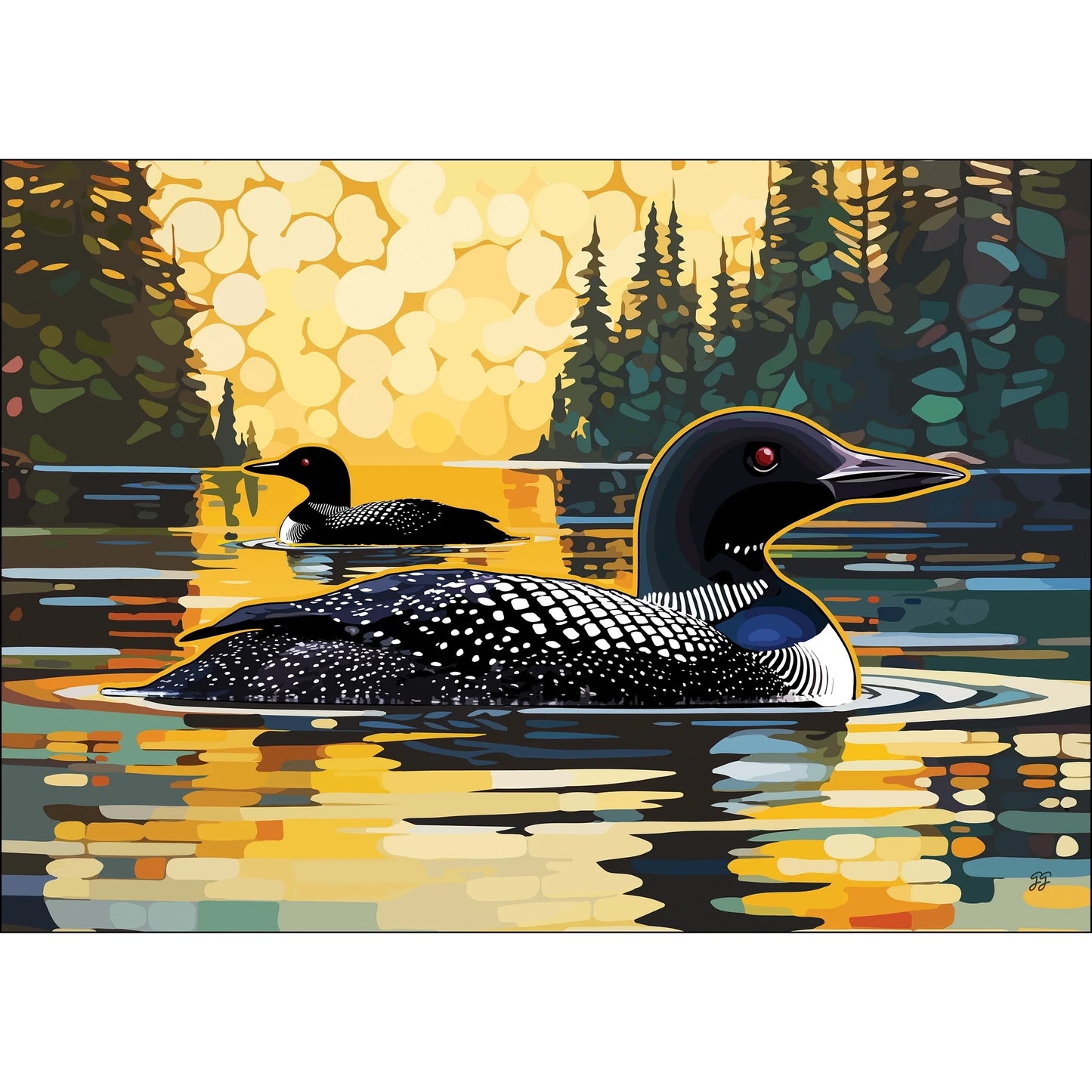 Plongeon huard de l'Ontario | 1008 pièces