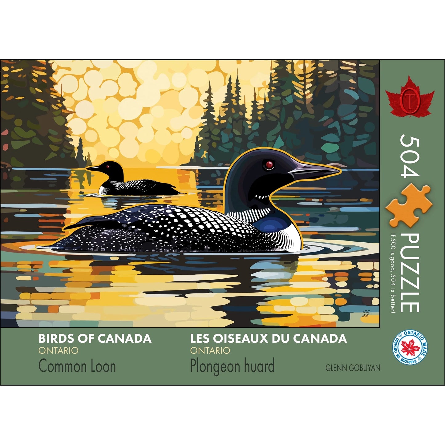 Plongeon huard de l'Ontario| 504 pièces