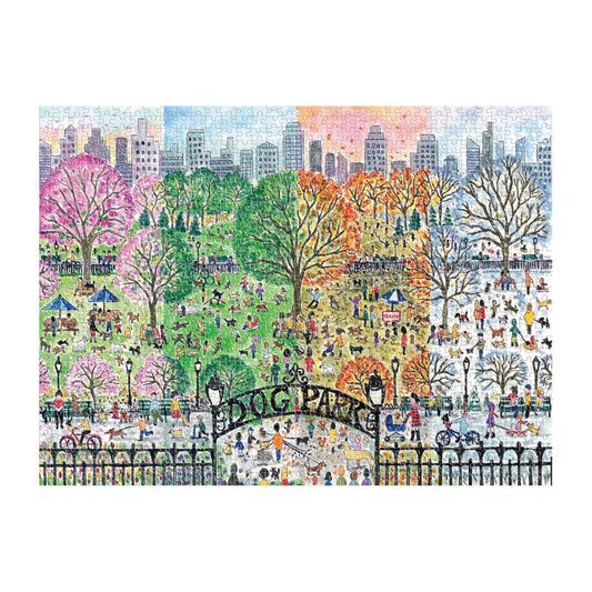 Michael Storrings Dog Park in Four Seasons | 1000 Pieces