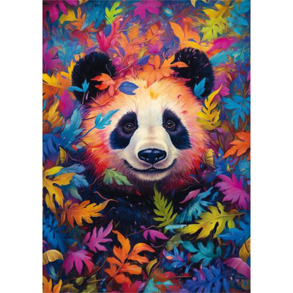 Le panda dans la forêt arc-en-ciel | 1000 pièces