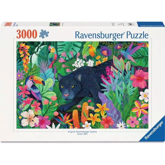 Panther in Flowery Jungle | 3000 piece