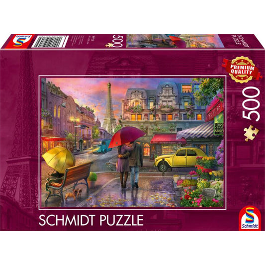 Parisian Charm in the Rain | 500 piece