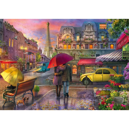 Parisian Charm in the Rain | 500 piece