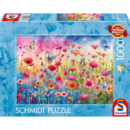 Prairie de coquelicots | 1000 pièces