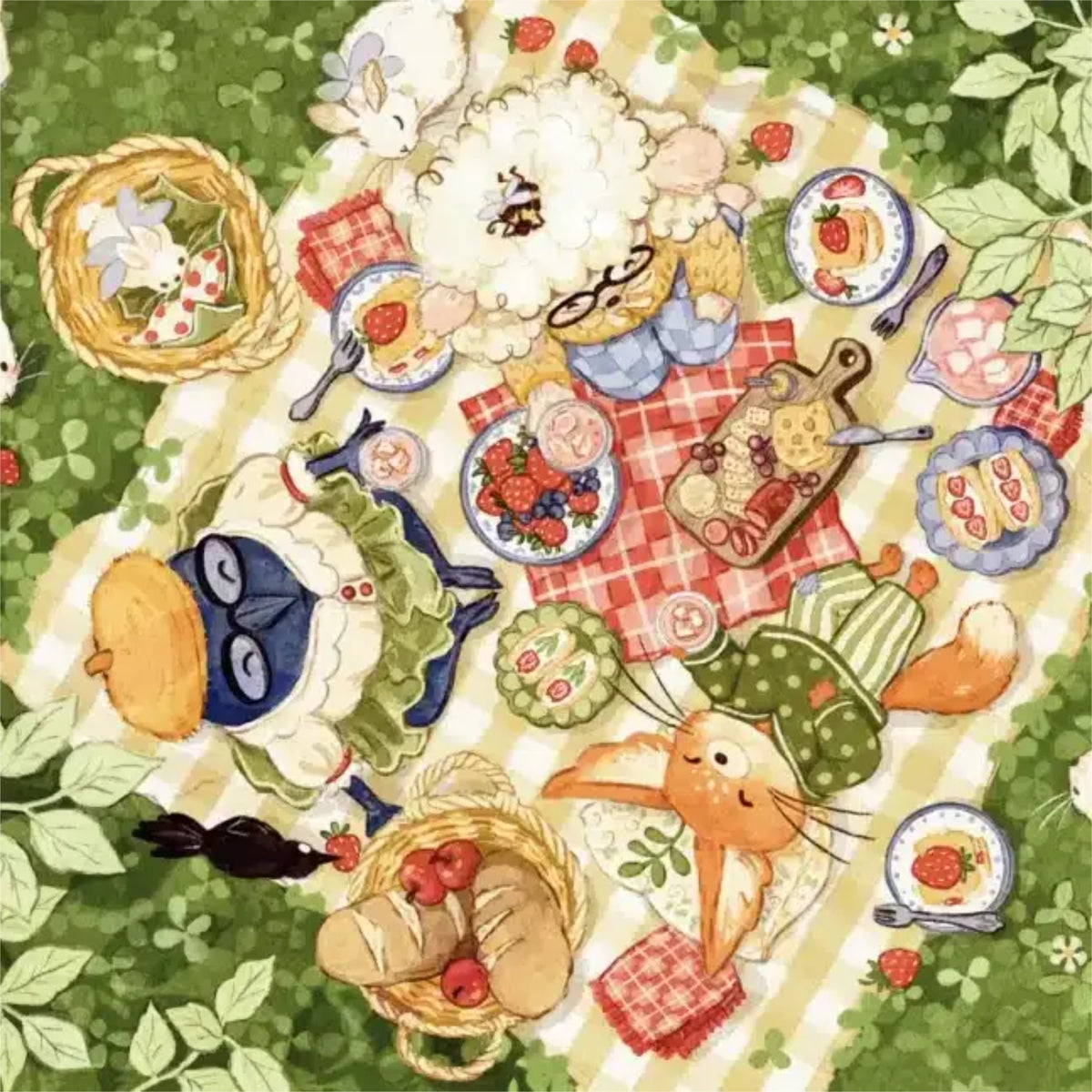 A Strawberry Picnic - La Pauz | 280 pièces