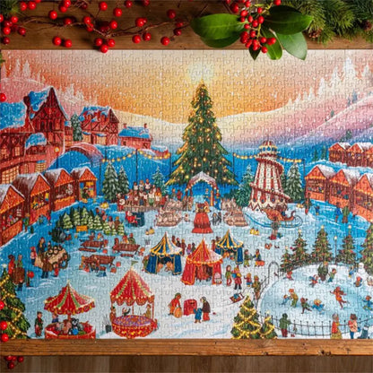 Snowy Market | 1000 pièces