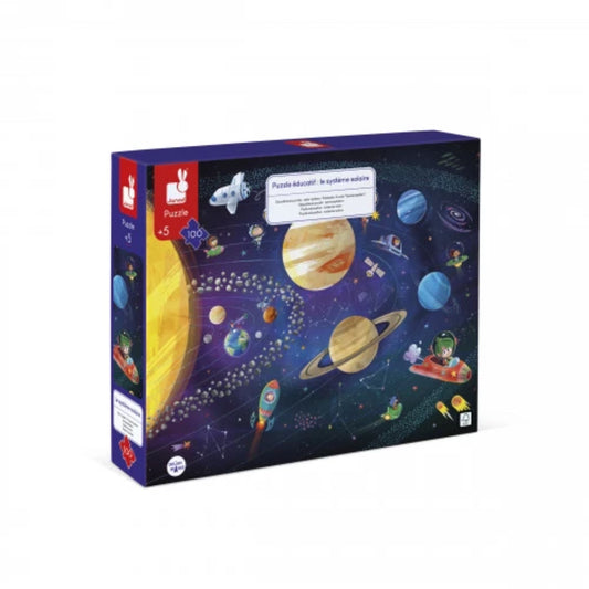 Educational puzzle: the solar system | 100 pieces