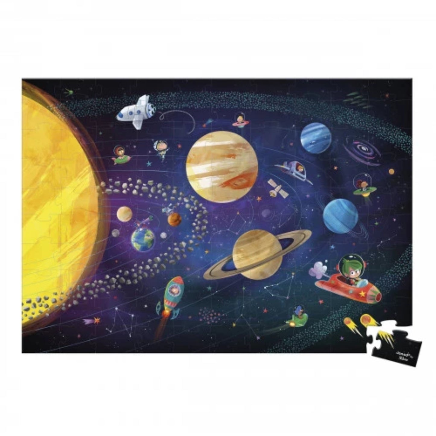 Puzzle éducatif : le système solaire | 100 pièces