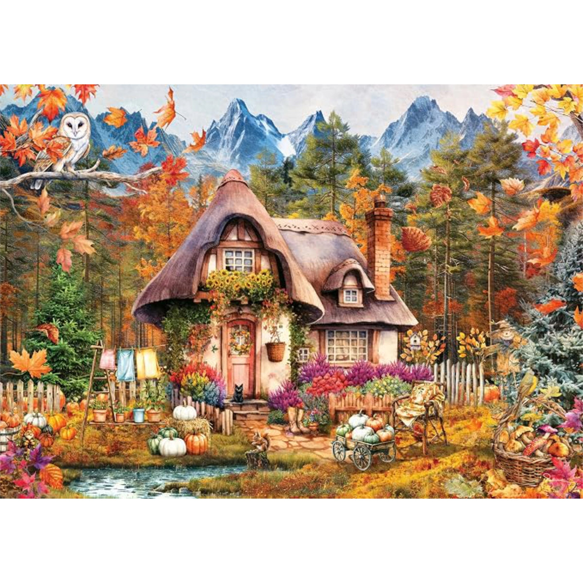 Pumpkin Cottage | 1000 pièces