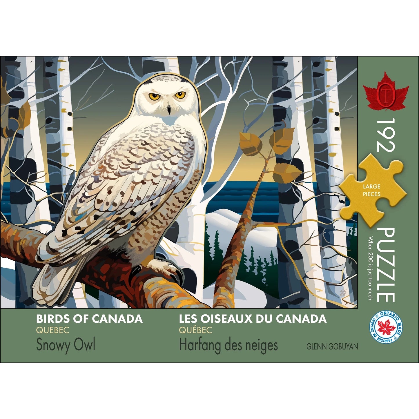 Snowy Owl of Quebec | 192 pieces