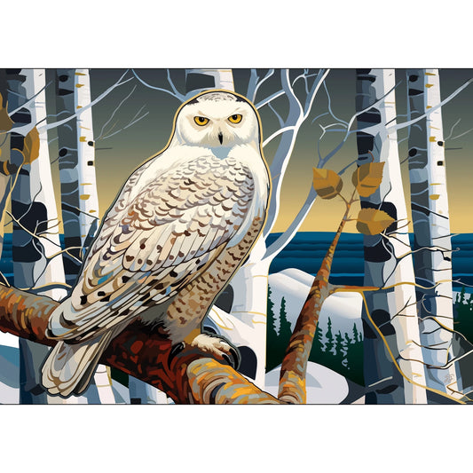 Chouette harfang du Québec | 1008 pièces
