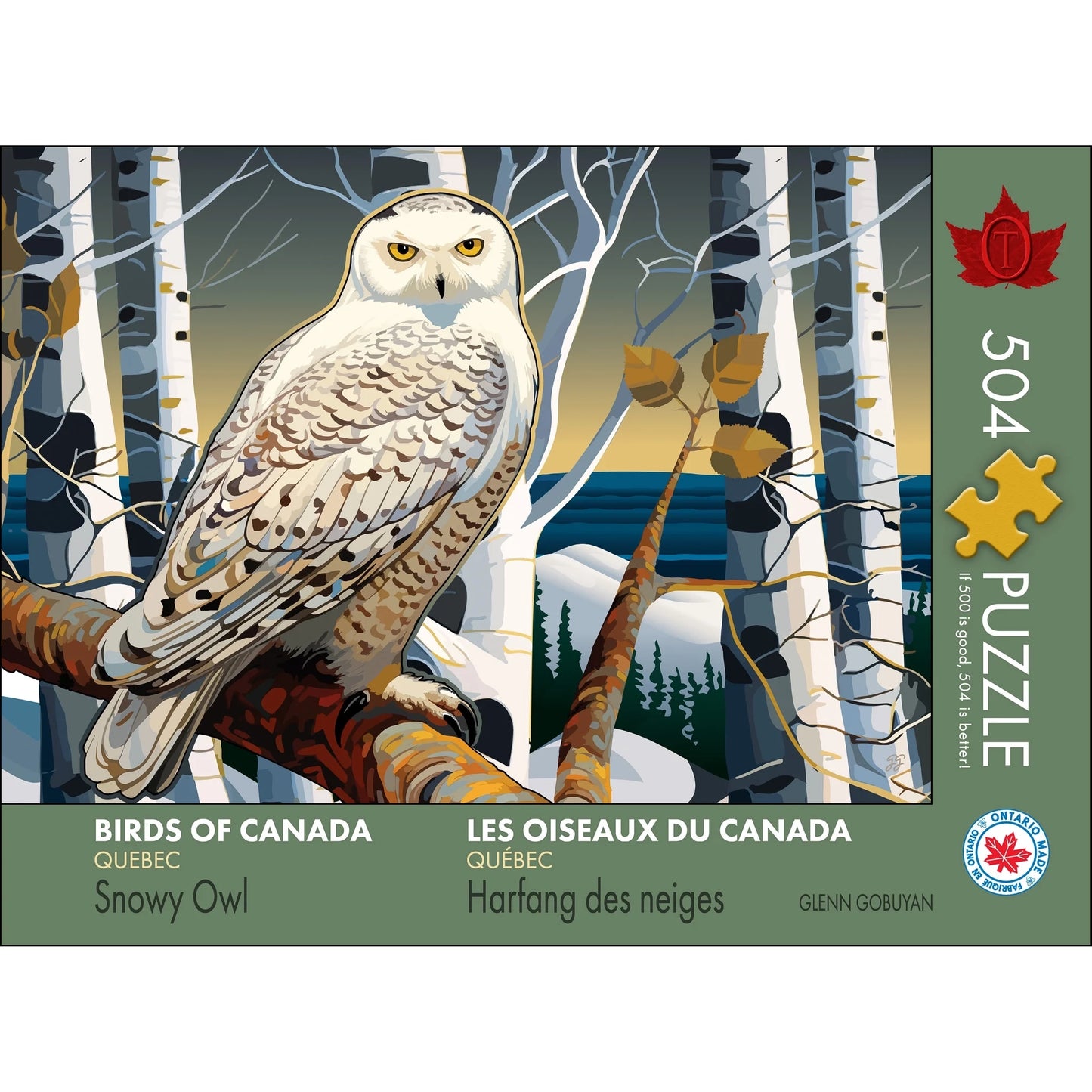Chouette harfang du Québec | 504 pièces