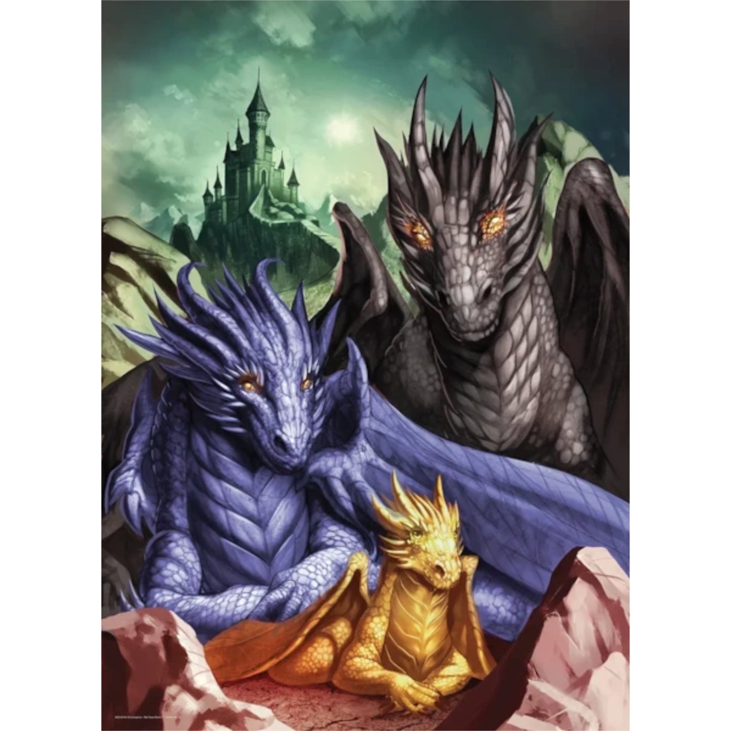 Fourth Wing - Tairn, Sgaeyl & Andarna | 1000 Piece