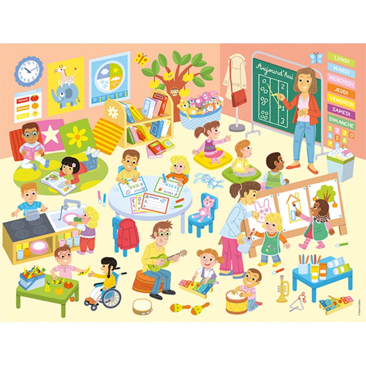 Une journée à l'école | 30 pièces