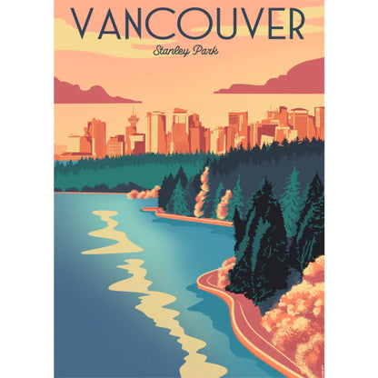 Coucher de soleil à Vancouver | 1000 pièces