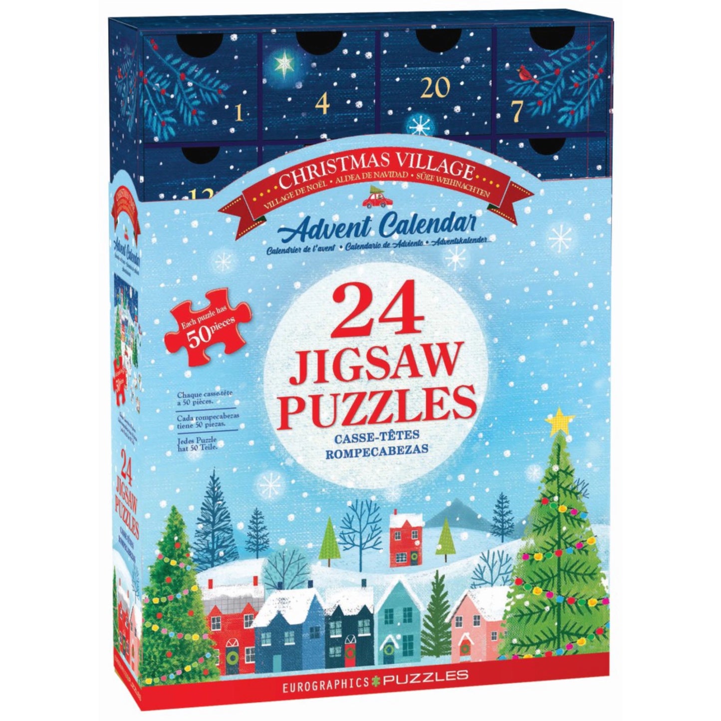 Village de Noël | Calendrier de l'Avent 24 boîtes