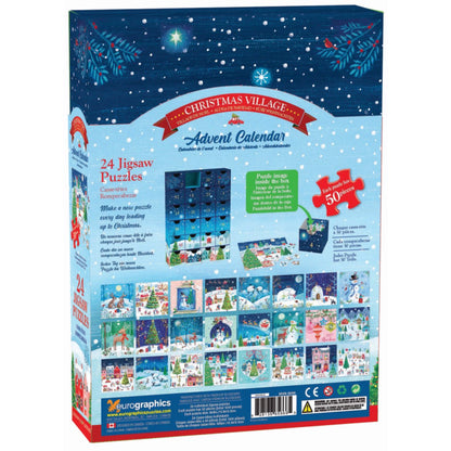 Village de Noël | Calendrier de l'Avent 24 boîtes