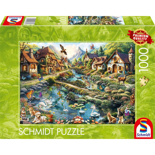Village on the Edge of the Forest | 1000 piece