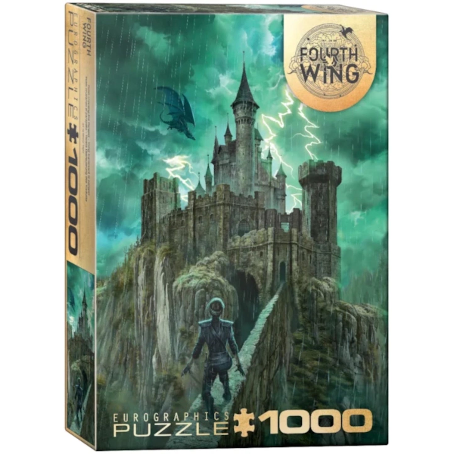Fourth Wing - Violet traversant le parapet | 1000 pièce