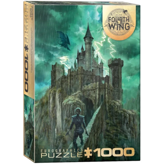 Fourth Wing - Violet traversant le parapet | 1000 pièce