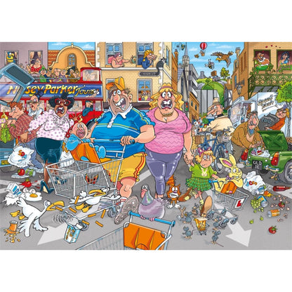 Frénésie dans l'allée ! Original 46 | 1000 pièces