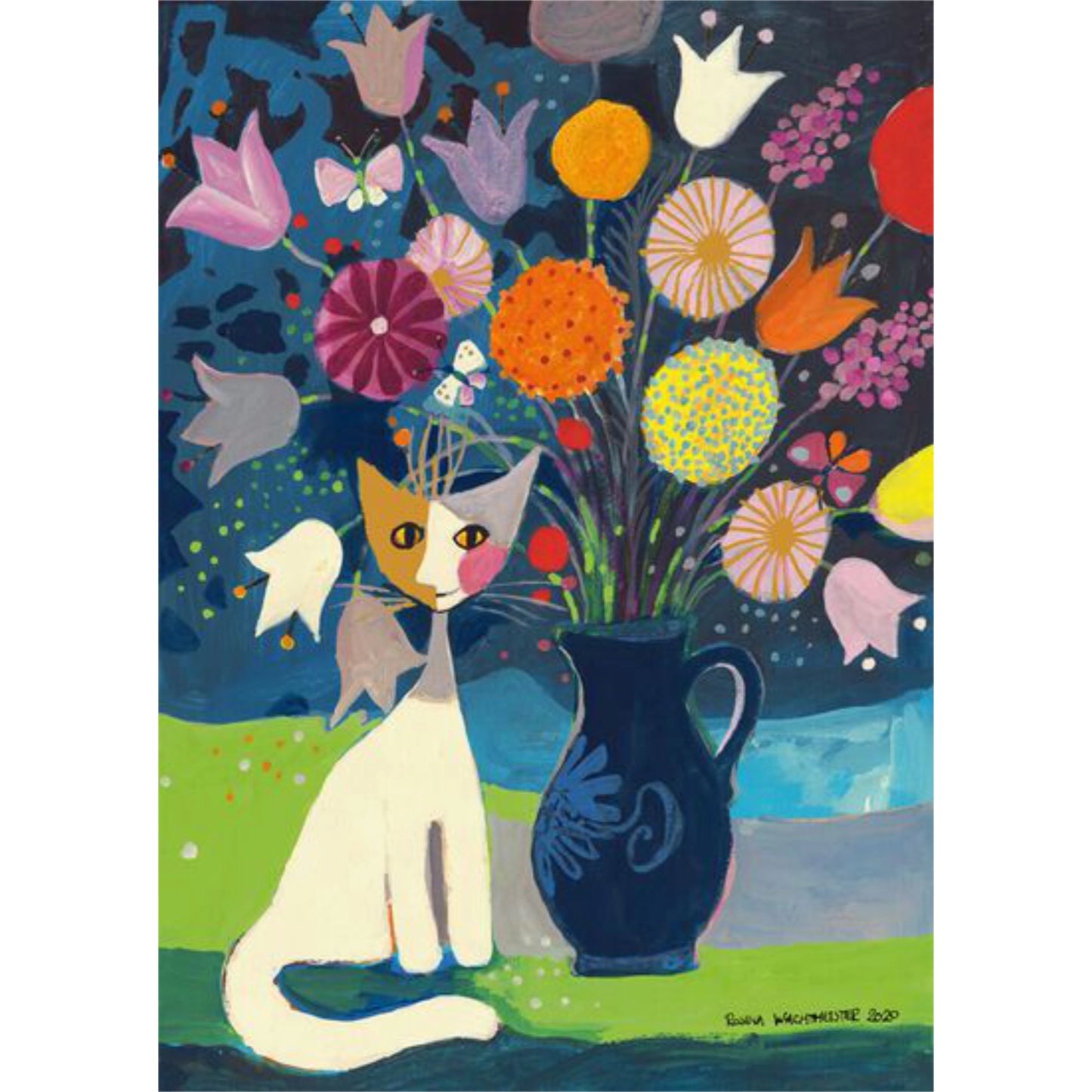Chat blanc | 1000 pièces