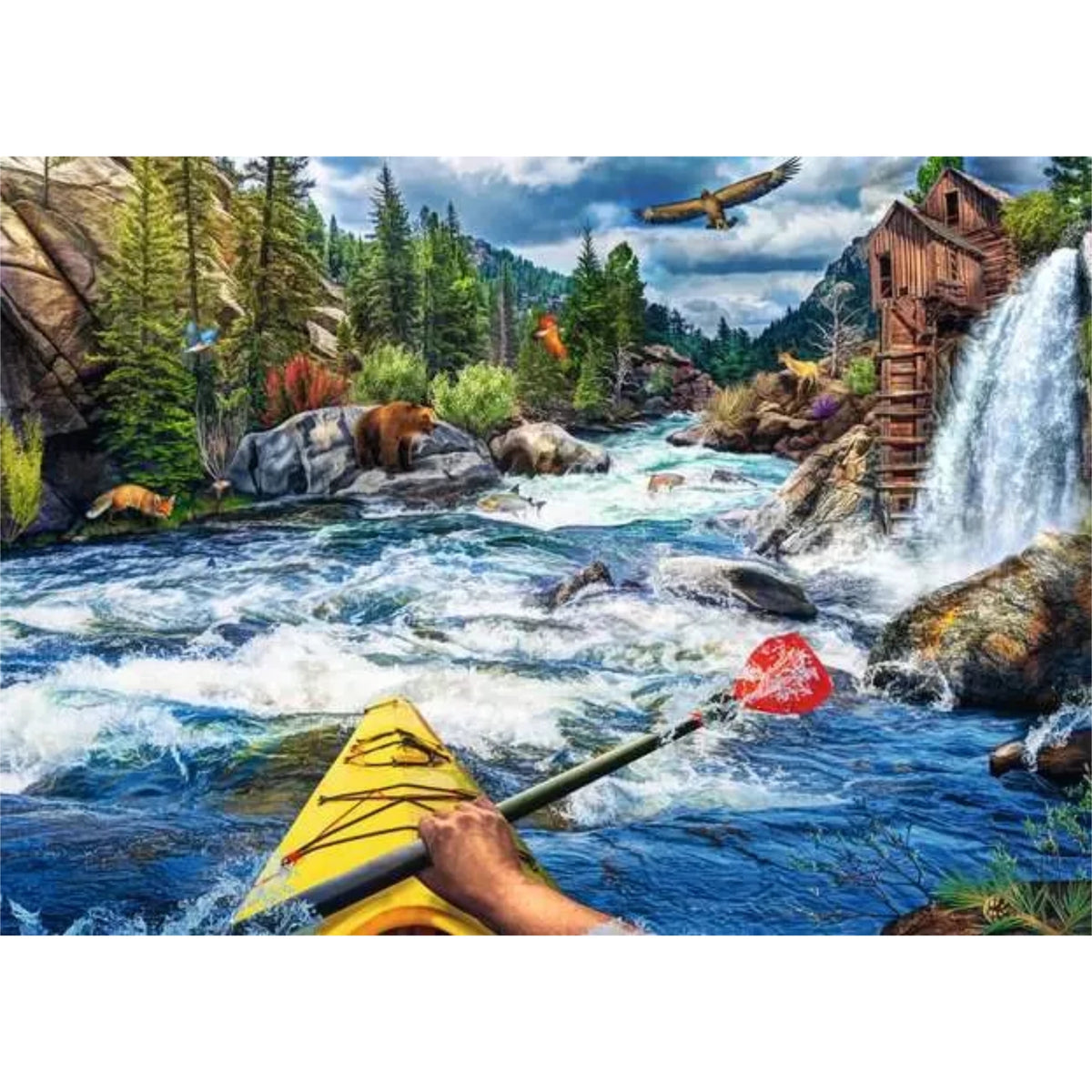 White Water Kayaking | 1000 pièces
