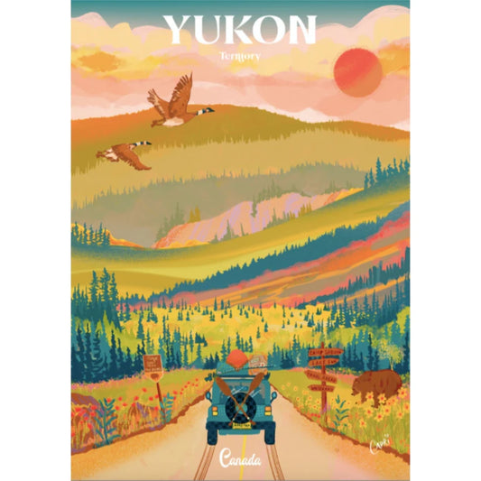 Voyage en voiture au Yukon | 1000 pièces