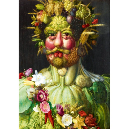 Arcimboldo - Rudolf II of Habsburg as Vertumnus, 1590 | 1000 pièces