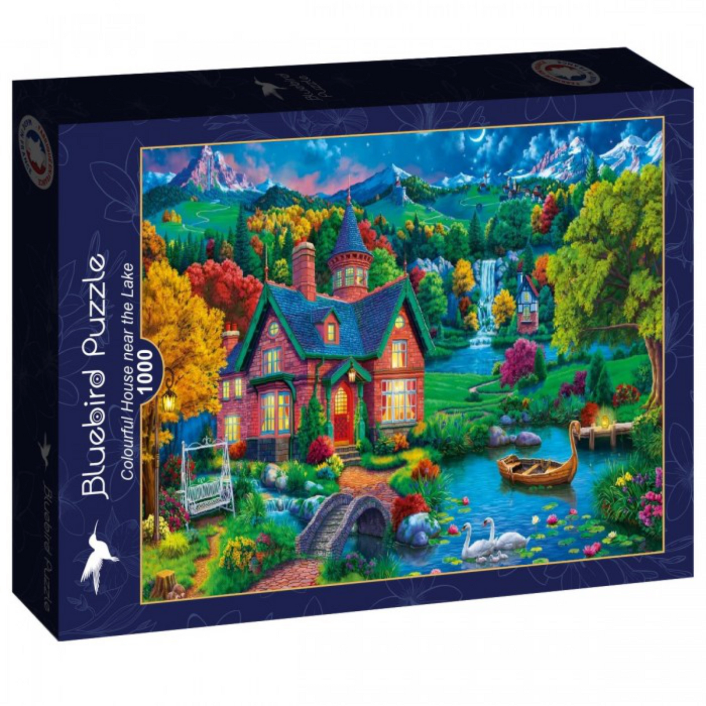 Colourful House Near the Lake | 1000 pièces
