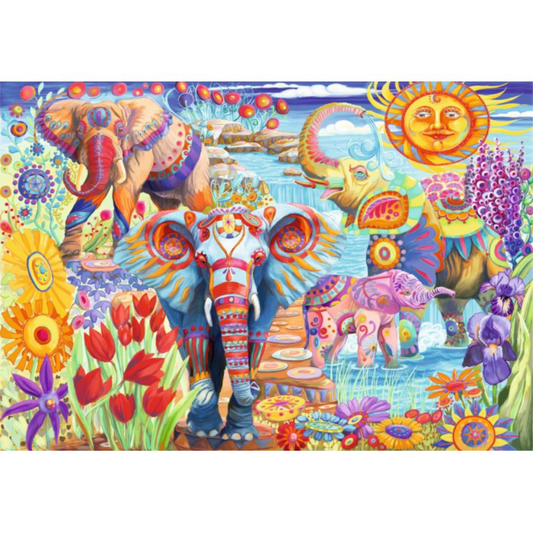 Elephants in the Garden | 1000 pièces