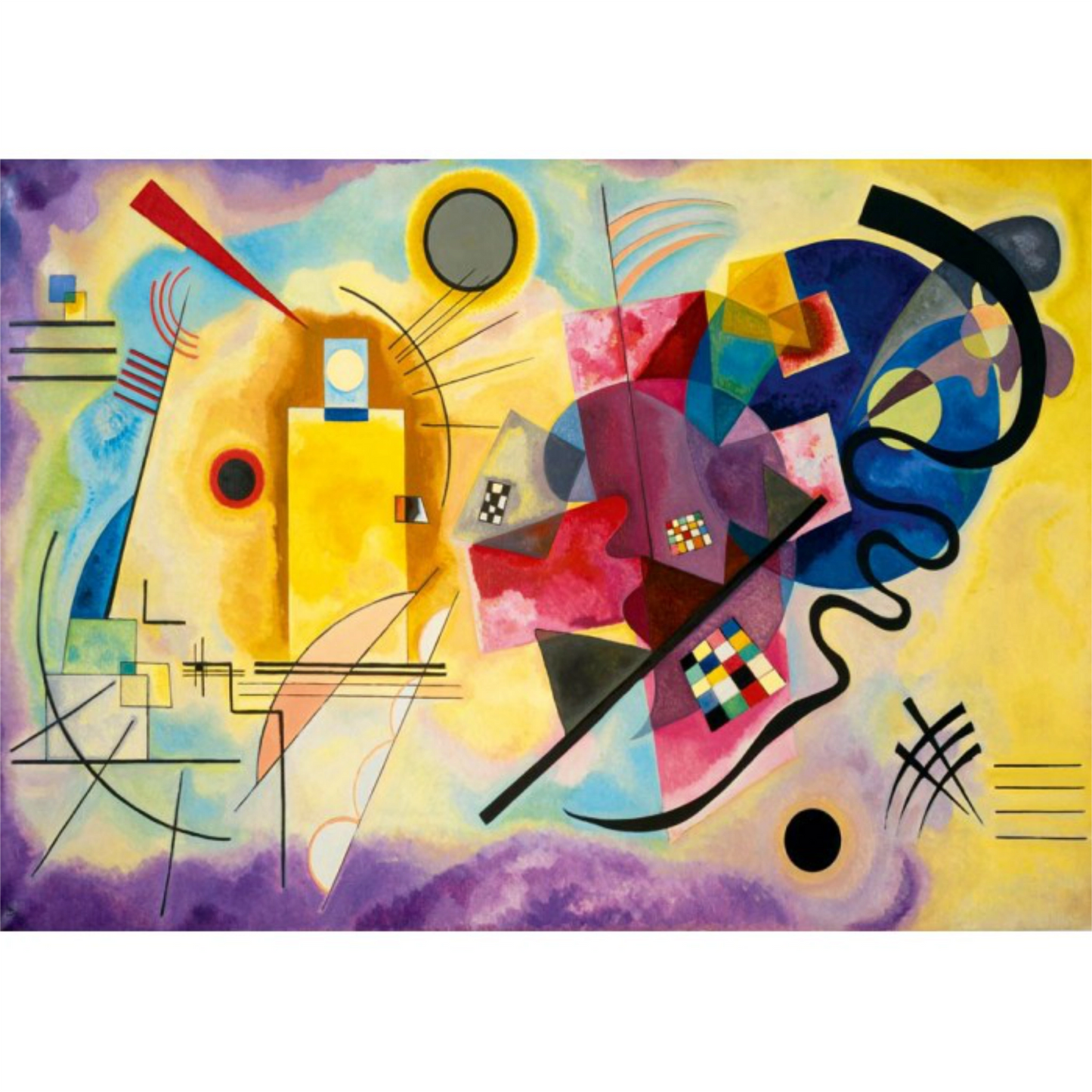 Kandinsky - Yellow-Red-Blue, 1925 | 1000 Piece