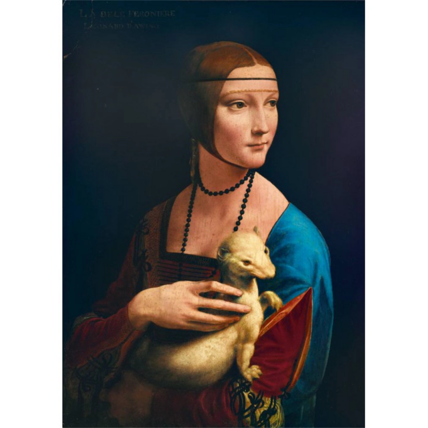 Leonardo Da Vinci - Lady with an Ermine, 1489 | 1000 pièces