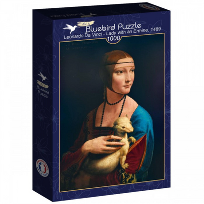 Leonardo Da Vinci - Lady with an Ermine, 1489 | 1000 pièces