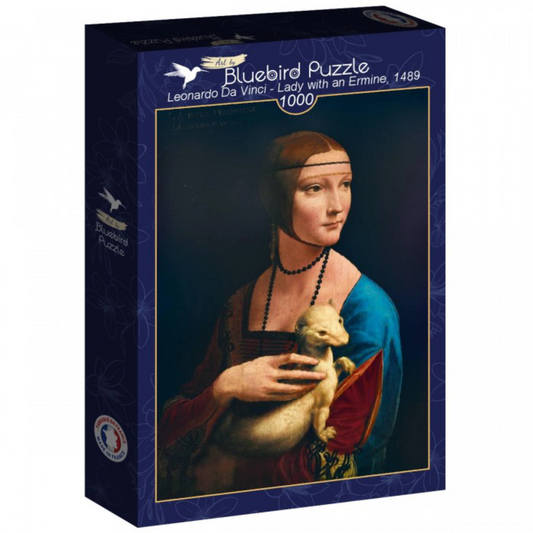 Leonardo Da Vinci - Lady with an Ermine, 1489 | 1000 pièces
