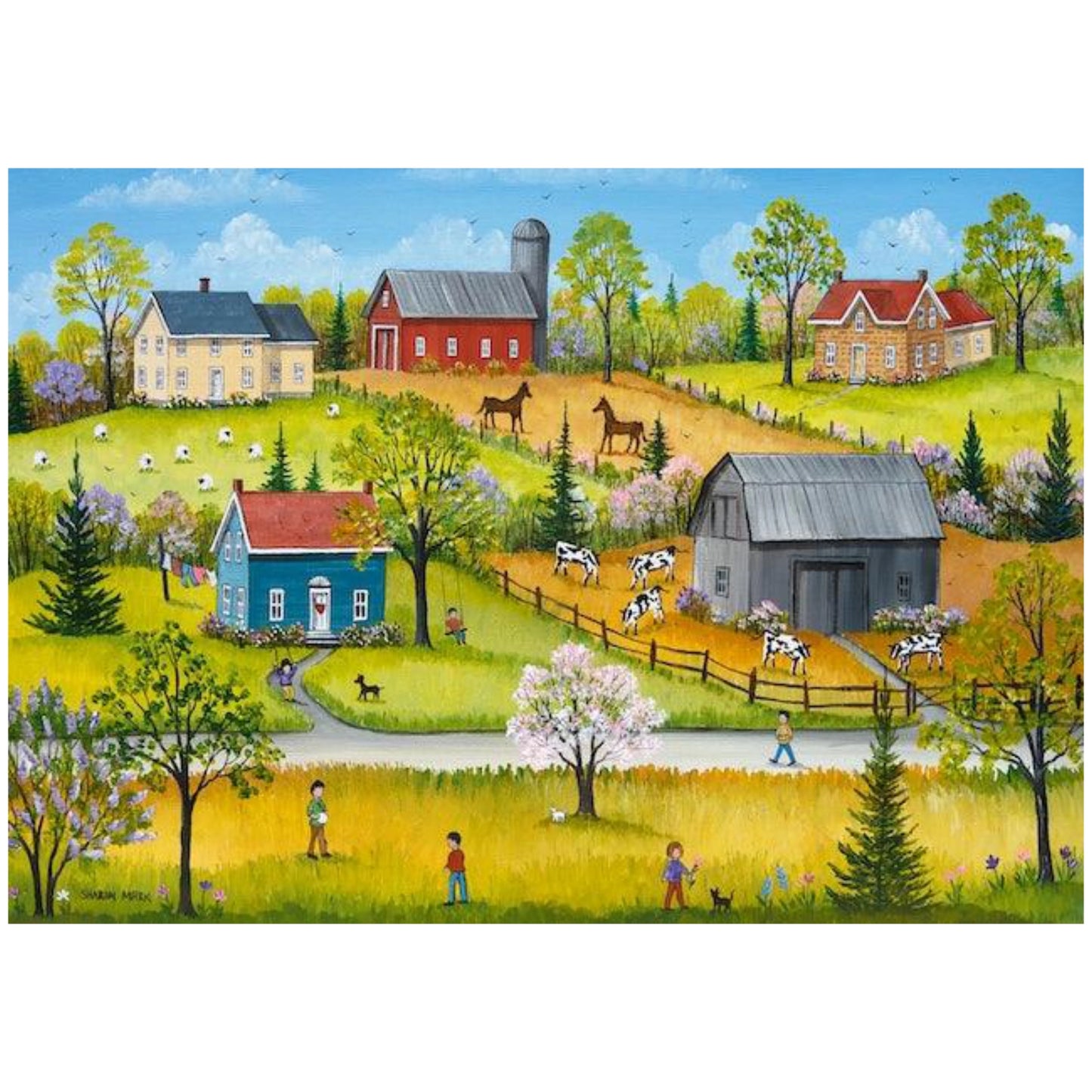 Green Pastures | 1000 pieces