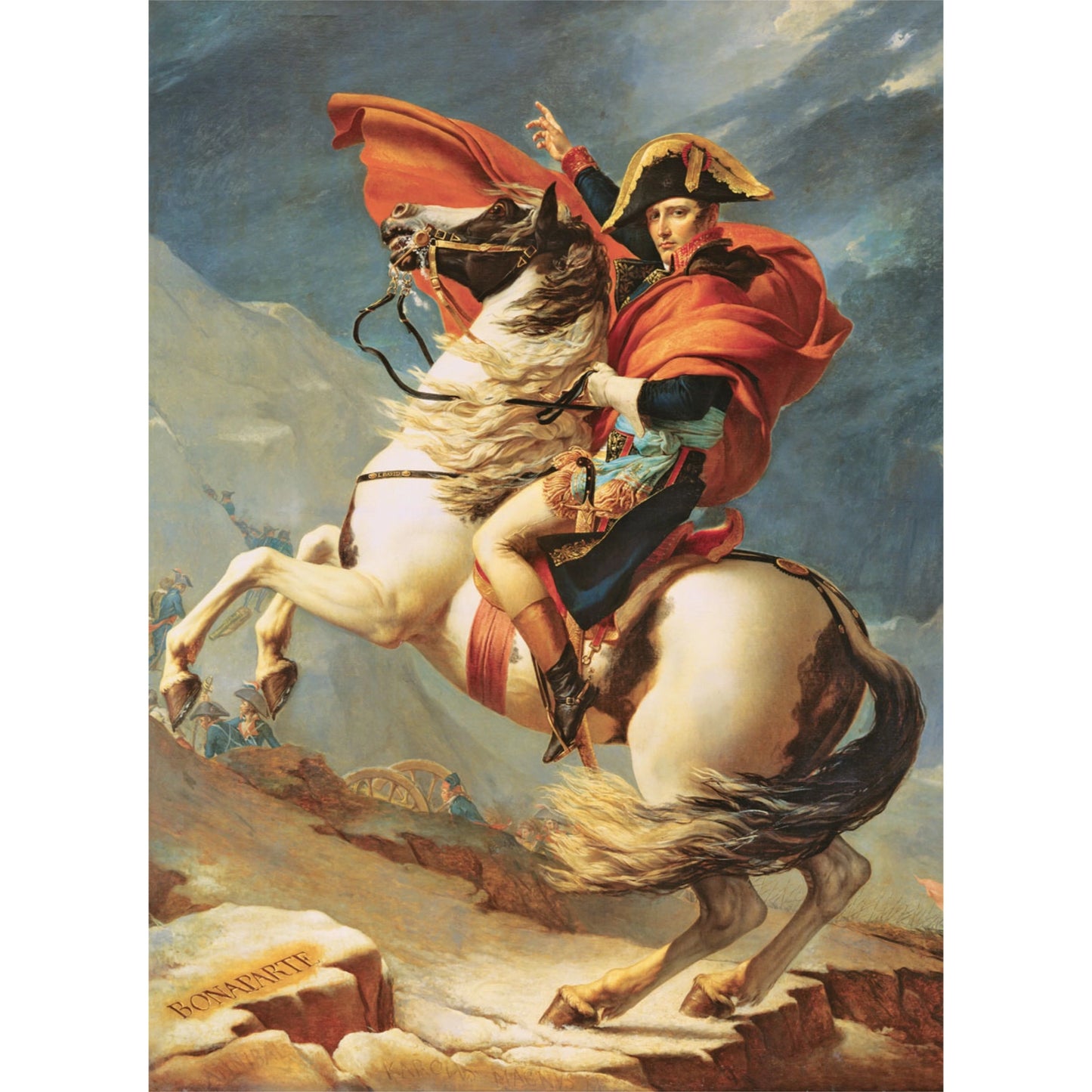 Bonaparte franchissant le Grand-Saint-Bernard | 1000 pièces
